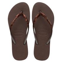 Chinelo de Dedo Feminino Clássico Slim Glitter Ii Havaianas