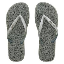 Chinelo De Dedo Feminino CleanUp Shine Esponja Tiras Finas Gliter SH2101
