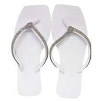 Chinelo de Dedo Feminino com Brilho Strass Sua Cia Diamond