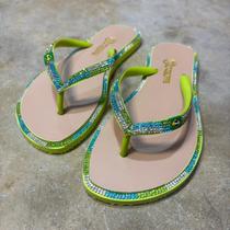 Chinelo De Dedo Feminino Confortável Brilho Leve Casual Bico Redondo Brasil