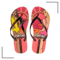 Chinelo de Dedo Feminino Grendene Barbie Leve Confortável