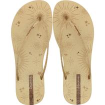 Chinelo de Dedo Feminino Ipanema Easy Mais Brilho Cor:BegeTamanho:33/34