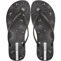 Chinelo de Dedo Feminino Ipanema Easy Mais Brilho Cor:PretoTamanho:33/34