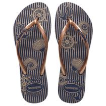 Chinelo de Dedo Feminino Marinheiro Slim Nautical Havaianas Chinelo de Dedo Feminino Marinheiro Slim Nautical Havaianas