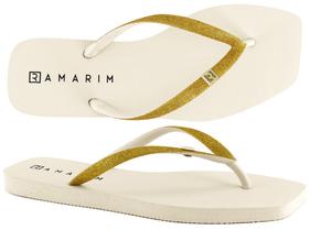 Chinelo de dedo feminino ramarim 231233 tiras com gliter e bico quadrado Chinelo de dedo feminino ramarim 231233 tiras com gliter e bico quadrado