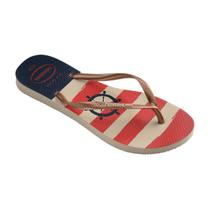 Chinelo de Dedo Feminino Slim Nautical Havaianas Chinelo de Dedo Feminino Slim Nautical Havaianas