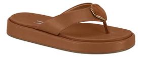 CHINELO DE DEDO FEMININO VIZZANO 6506.126 FLATFORM LEVE Cor:MoccaTamanho:36