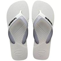 Chinelo de Dedo Havaianas Adulto Dual Masculino Duas Cores Cor:BrancoTamanho:43/44