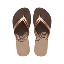 Chinelo De Dedo Havaianas Elegance Print Feminino Original Confortável Adulto