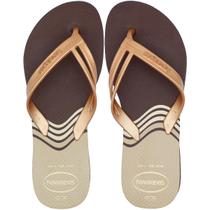 Chinelo de Dedo Havaianas Feminino Elegance Print