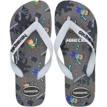Chinelo de Dedo Havaianas Juvenil Minecraft Launcher Menino Chinelo de Dedo Havaianas Juvenil Minecraft Launcher Menino