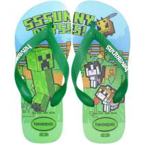 Chinelo De Dedo Havaianas Kids Minecraft Menino Chinelo De Dedo Havaianas Kids Minecraft Menino