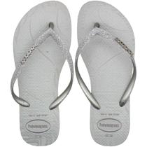 Chinelo De Dedo Havaianas Slim Glitter Edge Feminino Chinelo De Dedo Havaianas Slim Glitter Edge Feminino
