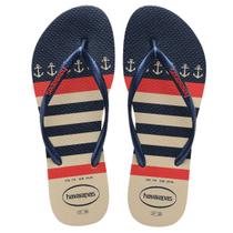 Chinelo de Dedo Havaianas Slim Nautical