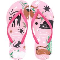 Chinelo de Dedo Havaianas Slim Pets Feminino