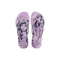 Chinelo De Dedo Havaianas Slim Princesas Da Disney Feminino Tiras Finas Confortavel Adulto Original