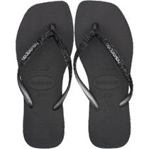 Chinelo de Dedo Havaianas Slim Square Sparkle Glitter Feminino