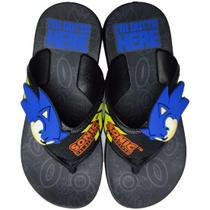 Chinelo de Dedo Infantil Conforto Estilizado Sonic Rings