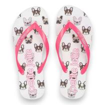 Chinelo de Dedo Infantil Estampado Conforto Petite Jolie