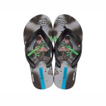 Chinelo de Dedo Infantil Masculino Max Steel Ipanema Preto