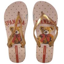Chinelo De Dedo Infantil Menina Macia Ipanema Kids Urso Chinelo De Dedo Infantil Menina Macia Ipanema Kids Urso