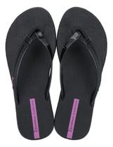 Chinelo de dedo ipanema feminino diversa 27230 - preto