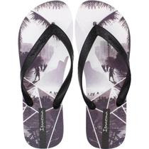 Chinelo de dedo ipanema masculino urbana branco e preto Chinelo de dedo ipanema masculino urbana branco e preto
