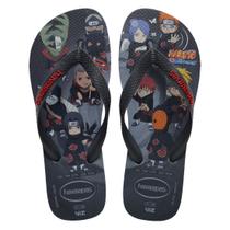 Chinelo de Dedo Masculino Akatsuki Leve Top Naruto Havaianas