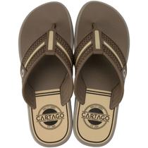 Chinelo de Dedo Masculino Cartago Adulto Casual Ultra Confortável Modelo Palermo Antiderrapante