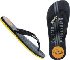 Chinelo de dedo masculino coca cola strings cc3702 Chinelo de dedo masculino coca cola strings cc3702