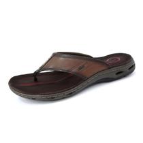 Chinelo de Dedo Masculino Conforto Couro AMORTECH Pegada