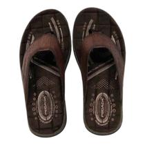 Chinelo de Dedo Masculino em Couro Dia a Dia Conforto Pegada