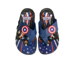 Chinelo de dedo Masculino Infantil Papete Menino Personagem Capitão América Confortável Barato Leve