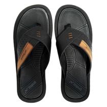 Chinelo De Dedo Masculino Itapuã Couro Com Tiras Largas Conforto Verão Casual Dia a Dia Prático Macio