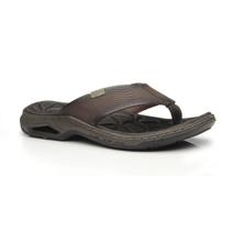 Chinelo De Dedo Masculino Pegada Couro Casual 133201