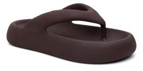 Chinelo De Dedo Nuvem Flatform Anatômico Plataforma Marrom Chinelo De Dedo Nuvem Flatform Anatômico Plataforma Marrom