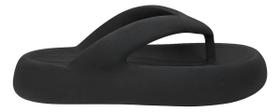 Chinelo De Dedo Nuvem Flatform Anatômico Plataforma Preto Tamanho:37Cor:PretoGênero:Feminino