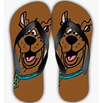 Chinelo De Dedo Personalizado Scooby Doo Personagens Desenho