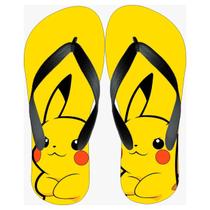 Chinelo de Dedo Picachu Infantil e Adulto Pokémon Unissex Anime