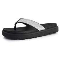 Chinelo de Dedo Plataforma Feminino Strass Vizzano 6459.127 Chinelo de Dedo Plataforma Feminino Strass Vizzano 6459.127