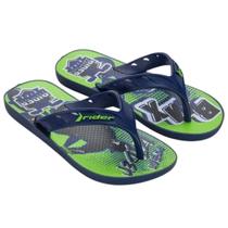Chinelo De Dedo Rider Infantil Street Joy Azul Verde Azul