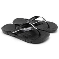 Chinelo De Dedo Tiras Grossas Texturizado Alcalay Aberto e Sola Leve Borracha