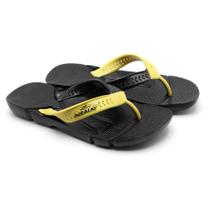 Chinelo De Dedo Tiras Grossas Texturizado Alcalay Aberto e Sola Leve Borracha