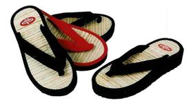 Chinelo De Palha Japonês Arte-vale - Solado Alto Sje-62
