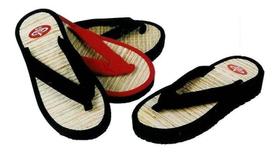 Chinelo De Palha Japonês Arte-vale - Solado Alto Sje-62