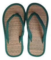 Chinelo De Palha Japonês Zori Verde Tamanho:37/38 Chinelo De Palha Japonês Zori Verde Tamanho:37/38