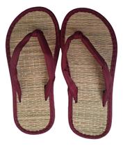 Chinelo De Palha Japonês Zori Vinho Tamanho:41/42 Chinelo De Palha Japonês Zori Vinho Tamanho:41/42