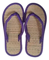 Chinelo De Palha Japonês Zori Violeta Lilás Tamanho:35/36 Chinelo De Palha Japonês Zori Violeta Lilás Tamanho:35/36
