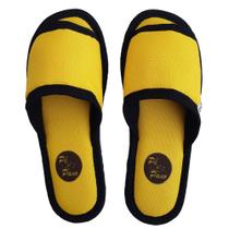 Chinelo de Pano 33 / 34 - Coleção Pé & Pano Colors - Amarelo
