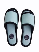 Chinelo de Pano 33 / 34 - Coleção Pé & Pano Colors - Azul Bebê